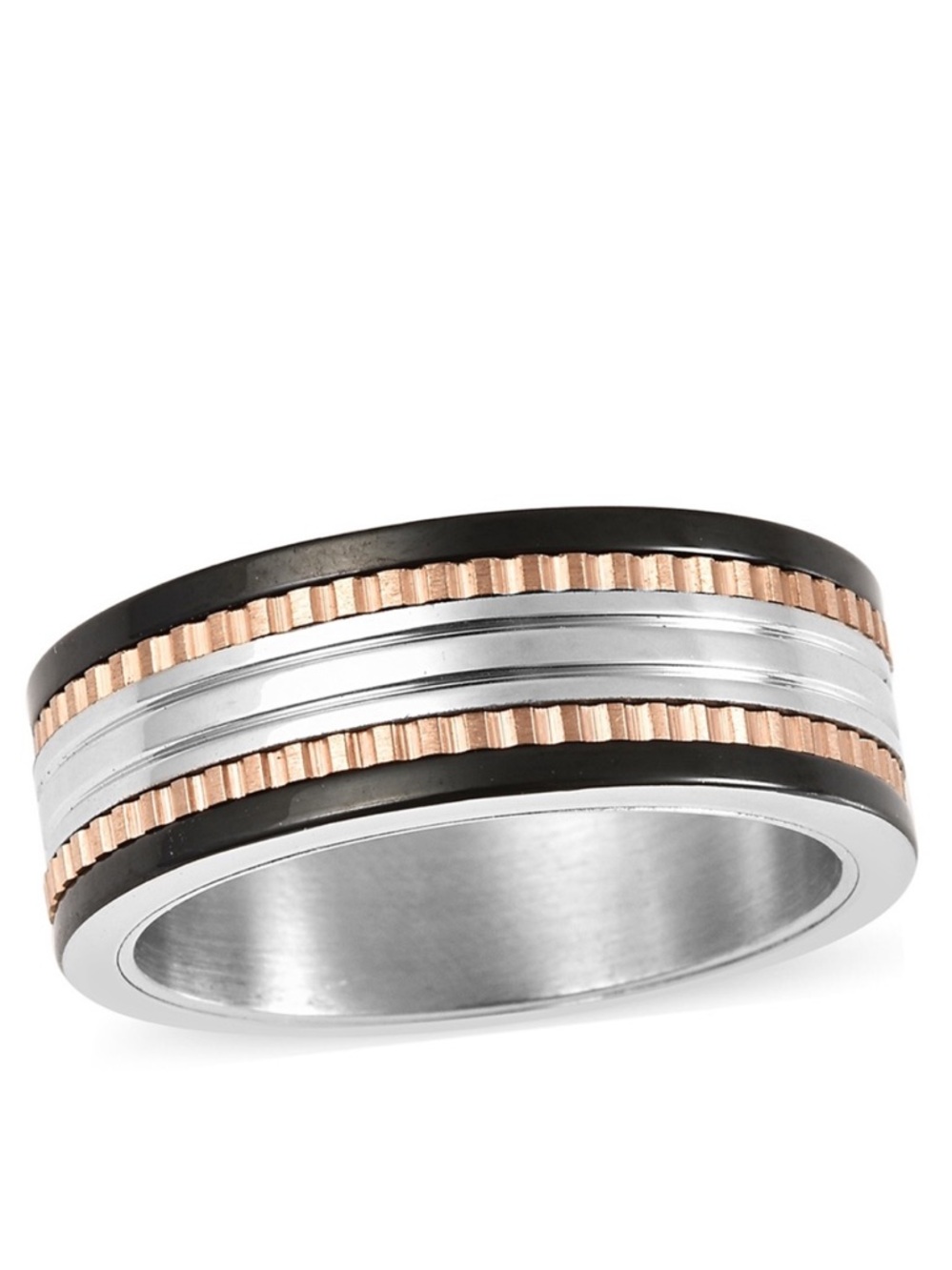 Multi Row Spinner Band Ring